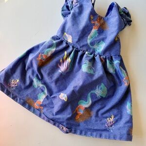 Disney Little Mermaid Print Dress (Live Action)